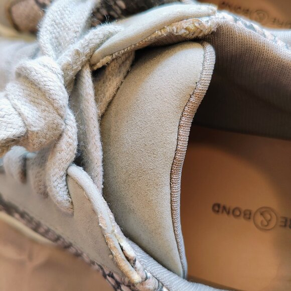 Treasure & Bond Lucy Snakeskin and Suede Girl's Sneakers, Size 2, Used - Picture 15 of 16